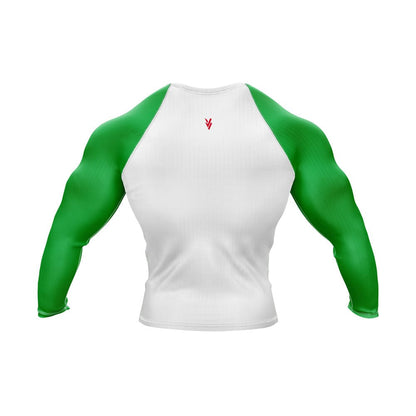 Wales Jiu Jitsu Flag Grappling Rash Guard