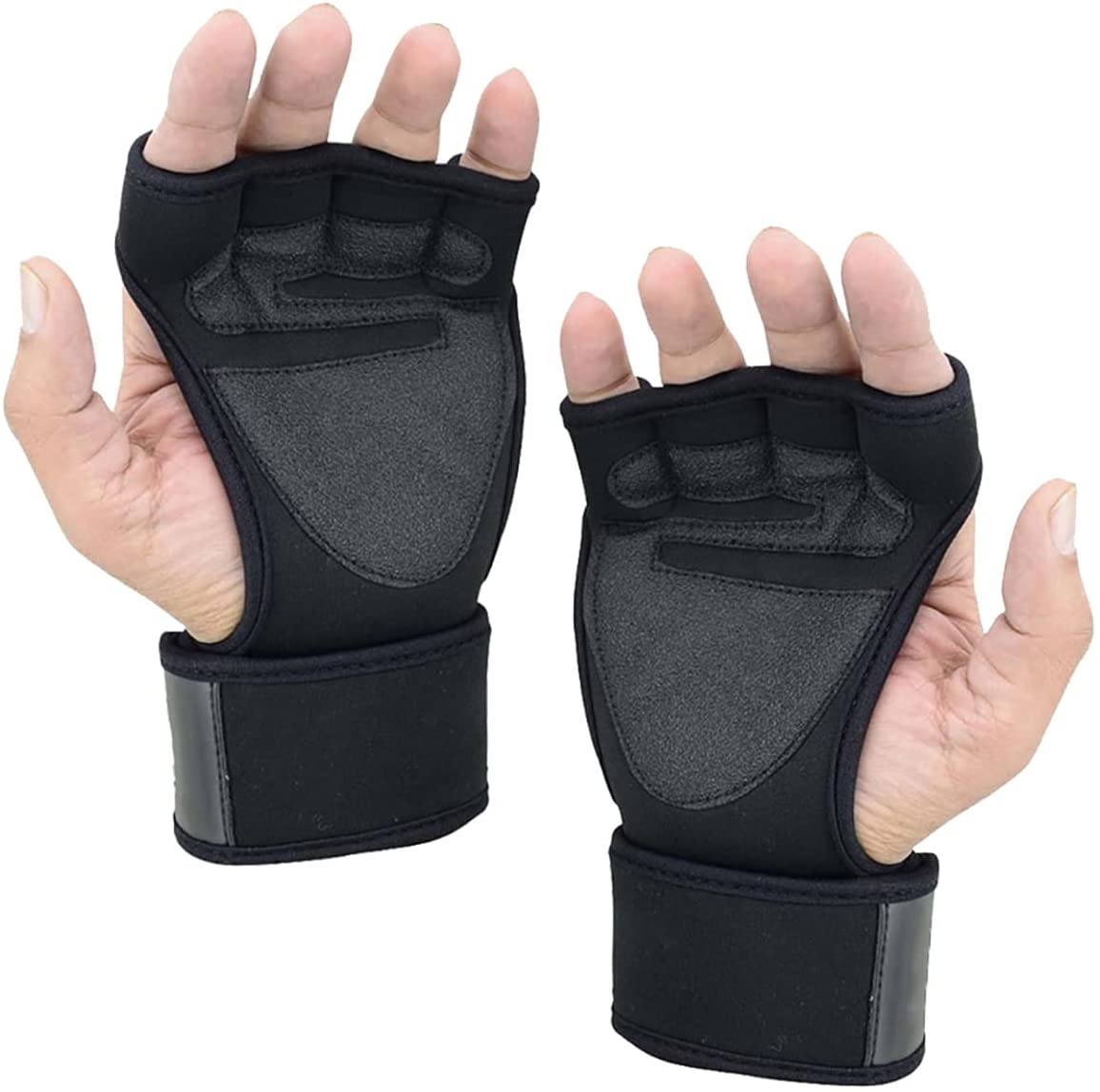 Buy Gym Gloves with Wrist Support Long Strap for Training Men